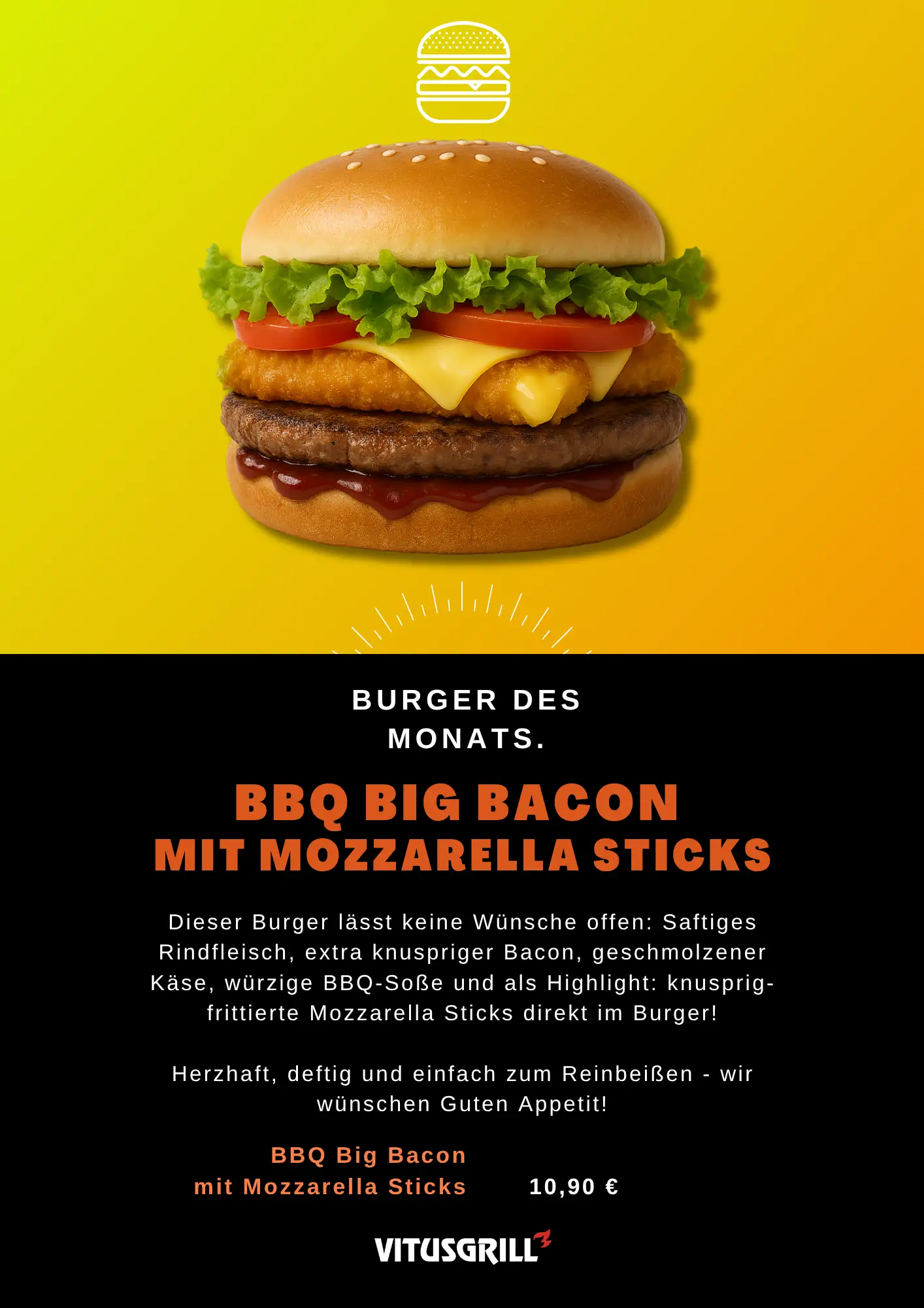 burger background