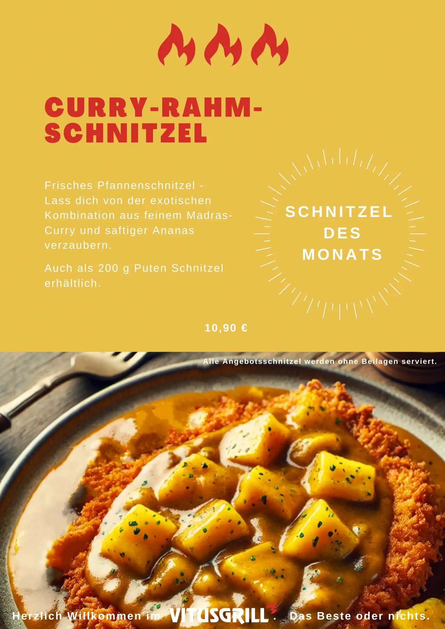 schnitzel background